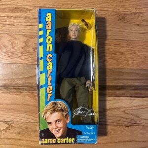 Aaron Carter Collectible Doll in Navy and Green outfit